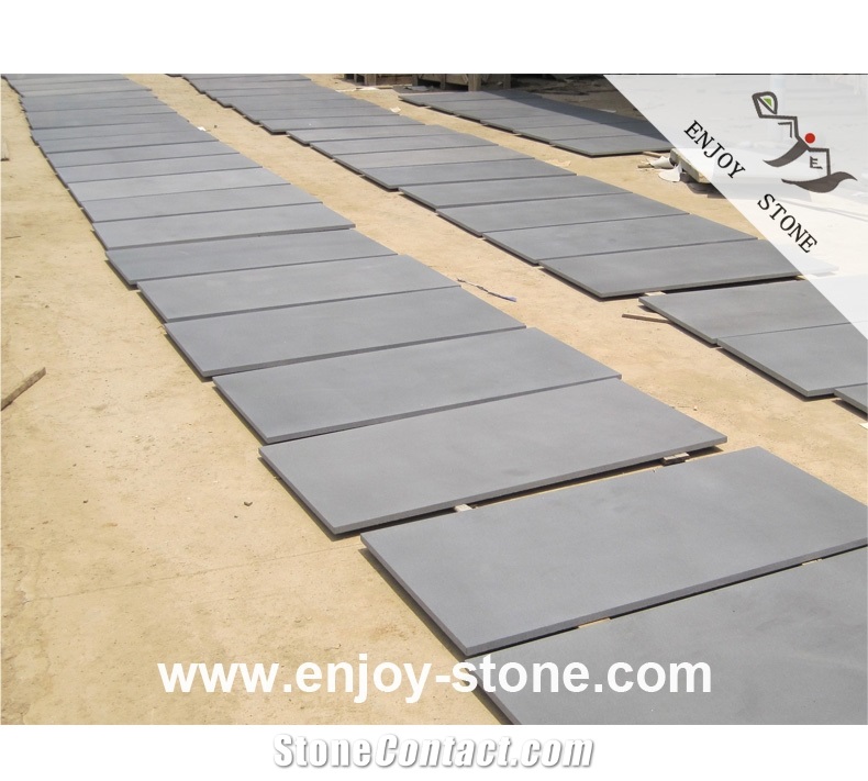 Grey Basalt Honed Slabs & Tiles for Wall and Floor