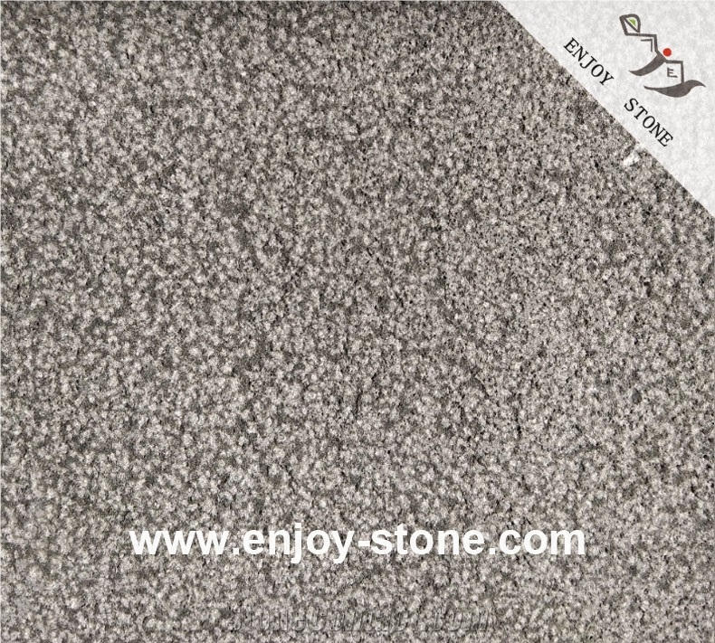 Hn Grey Basalt Bush Hammered Floor Slab & Tile
