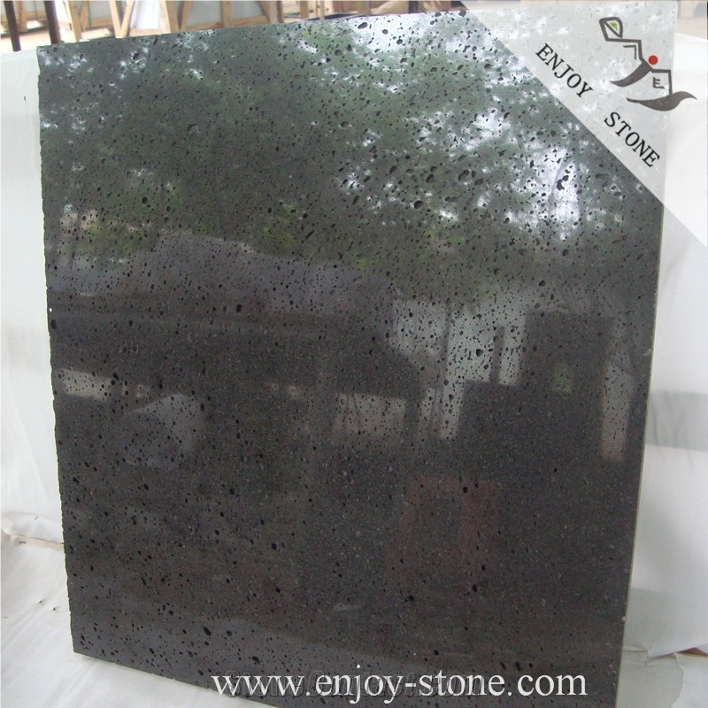 Lava Stone/ Volcanic Stone Polished Slabs & Tiles