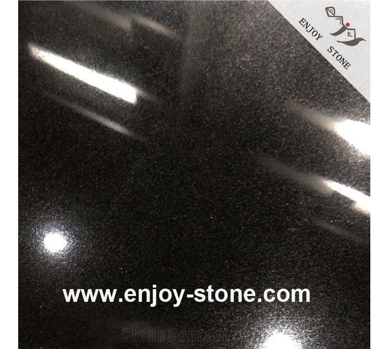 Polished China Black Granite Slabs & Tiles