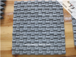 Sawn Grey Baslt Wall Mosaic Tiles Sawn Grey Baslt Wall Mosaic Tiles