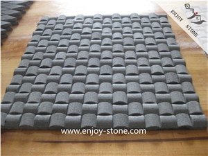 Sawn Grey Baslt Wall Mosaic Tiles