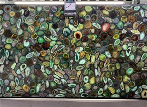 Blue Agatha Semiprecious Stone Slabs - Gemstone Slabs