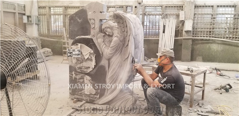 Angel Heart Cross Orthodox Monument Tombstone 2020