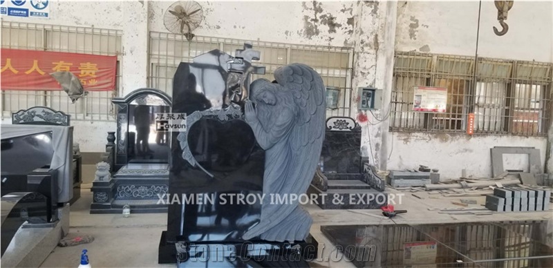 Angel Heart Cross Orthodox Monument Tombstone 2020