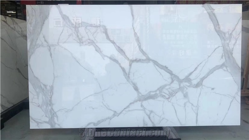 Calatatta White Nano Crystallized Countertop