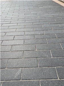 China Granite Green Porphyry Wall Tiles Project