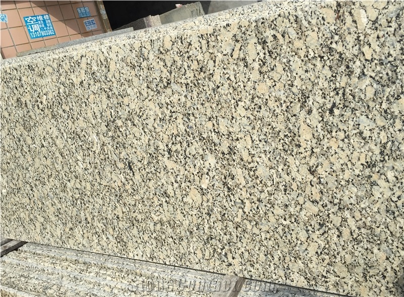 Desert Jade Yellow Granite Slab
