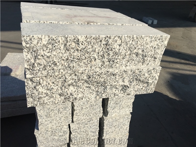 G602 Light Grey Granite Kerbstone Natural Split