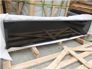 G684 Fuding Black Granite Curbstone Set