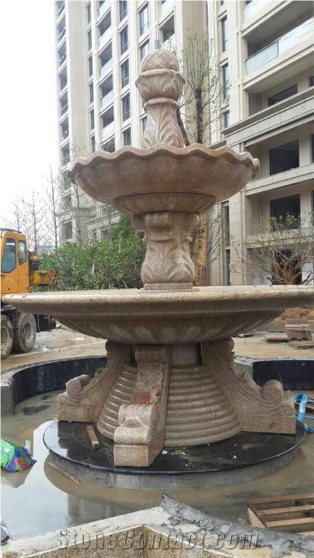 Granite Hand Make Fountain for Exterior Design