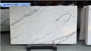 High-Class Nano Calacatta Countertop/Floor Project