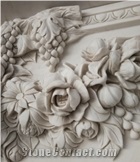 Marble Mental Fireplace Handcraved Sculpture