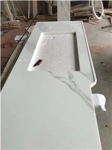 Nano Calacatta White Countertop Kitchen Bathroom