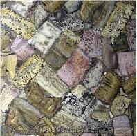 Semiprecious Stone, Wood Fossils (Round)