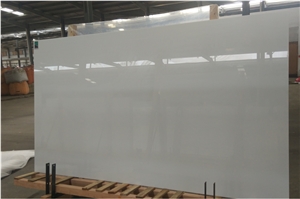 Super White Nano Crystallized Marble Slab