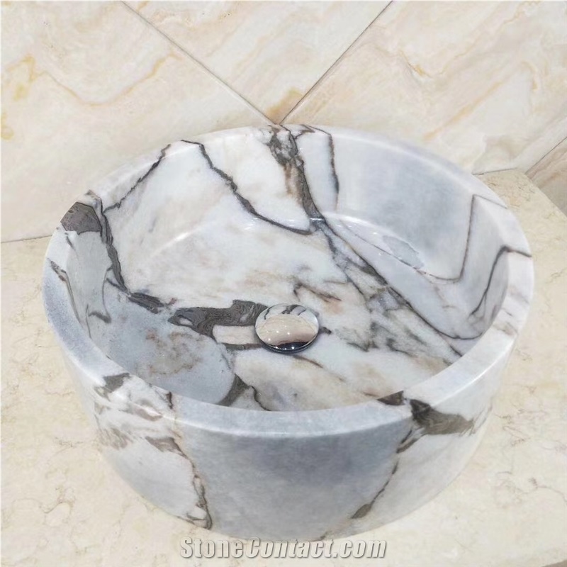 Various Color Marble Basin Sink Bathroom Wash Bowl