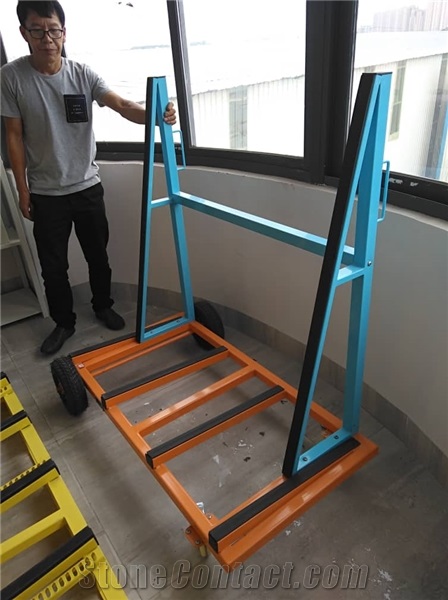 Glass Slab Display Rack, Storage Rack, A-Frame
