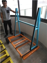 Glass Slab Display Rack, Storage Rack, A-Frame