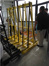 Glass Slab Display Rack, Storage Rack, A-Frame