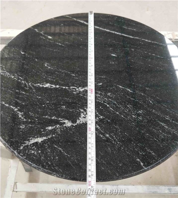 Black Granite Round Table Tops Countertop
