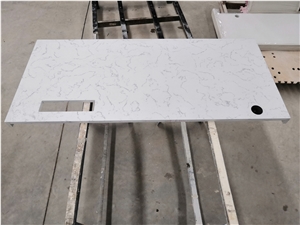 Carrara Avenza White Quartz Table Top Furniture