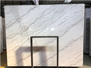 China Guangxi White Carla Marble for Floor Wall