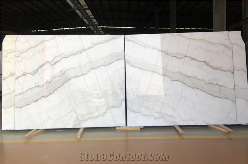China Guangxi White Carla Marble for Floor Wall