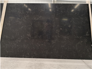 Emperador Black Quartz Slabs for Countertop Decor