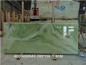 Afghanistan Green Onyx Slabs-Polished