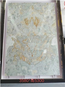 Antofagasta Azul Onyx Slabs Blue Polished Wall Cladding