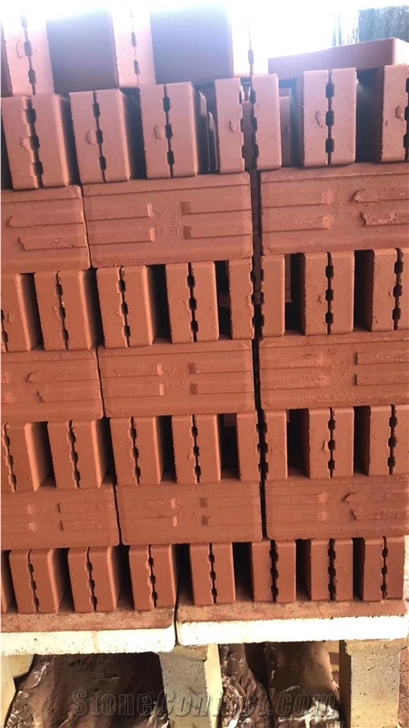 Artificial Stone Chinese Red Terracotta Tiles