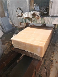 Backlit Honey Onyx Slabs China Yellow Onyx