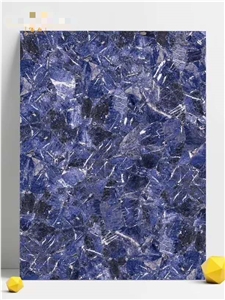 Blue Agate Polished Semiprecious Stone Slabs