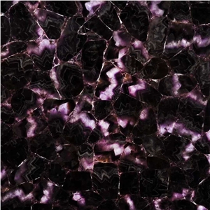 Brazil Amethyst Polished Semiprecious Stone Slabs