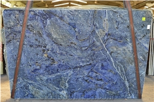 Brazil Azul Bahia Blue Granite Slabs-Polished