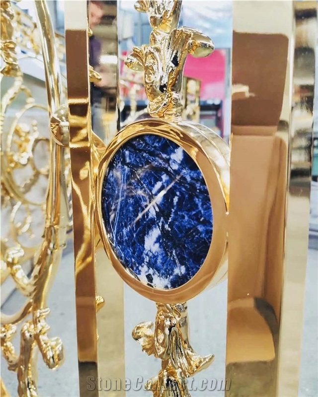 Brazil Blue Agate Polished Gemstone Droplight
