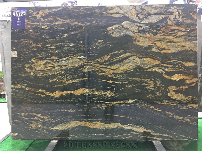 Brazil Fusion Black Granite Slabs Polished