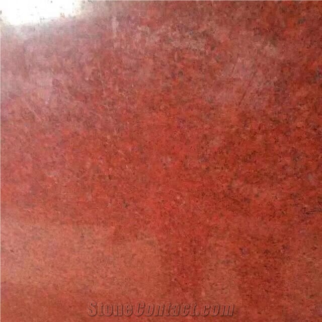 China Red Granite Polished Natural Stone Columns