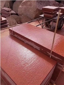 China Red Granite Polished Natural Stone Columns