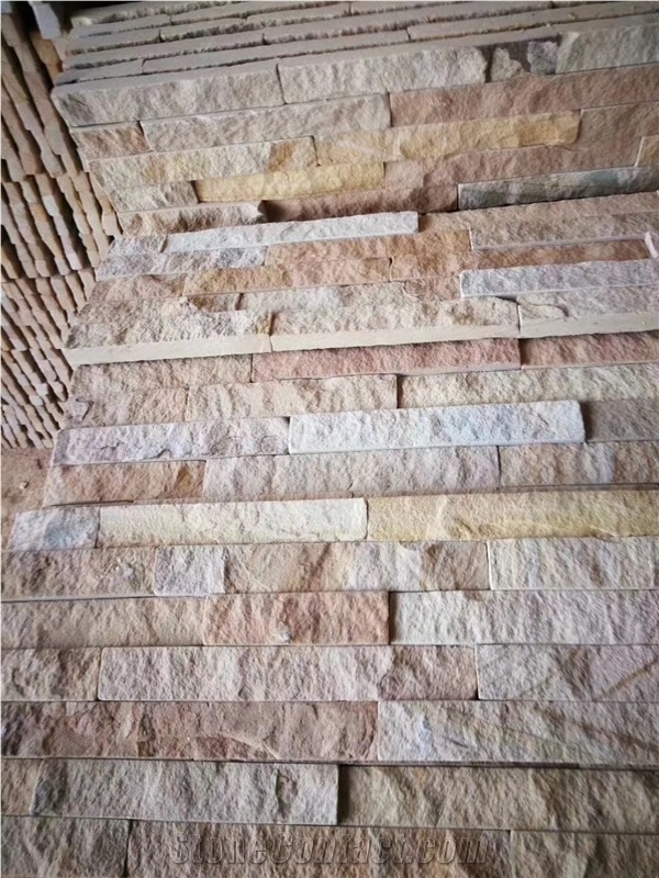 China Sichuan Yellow Sandstone Splie Culture Stone