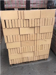 China Yellow Artificial Stone Ceramic Floor Tiles