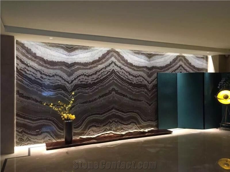 Chinese Cordillera Grey Marble Polished Wall Tiles
