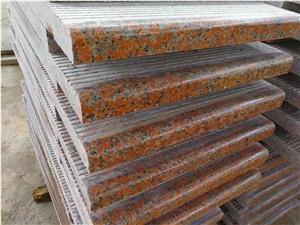 Chinese Maple Red Granite Slabs -Polished