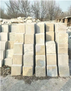 Chinese Natural Yellow Slate Tiles Wall Cladding
