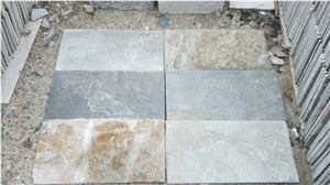 Chinese Natural Yellow Slate Tiles Wall Cladding