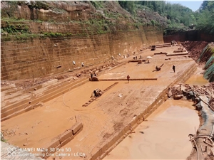 Chinese Red Sandstone Flamed Floor Covering Tiles