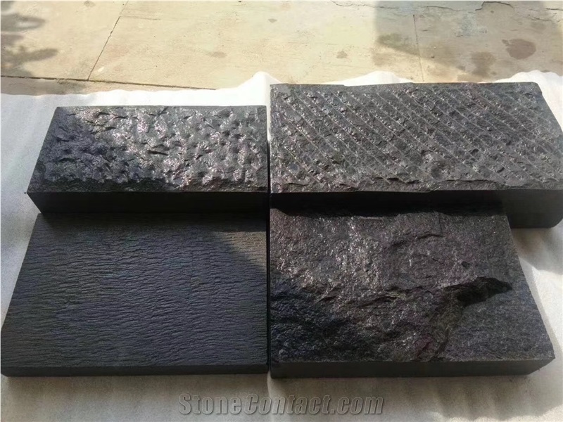 Chinese Sichuan Black Sandstone Wall Covering