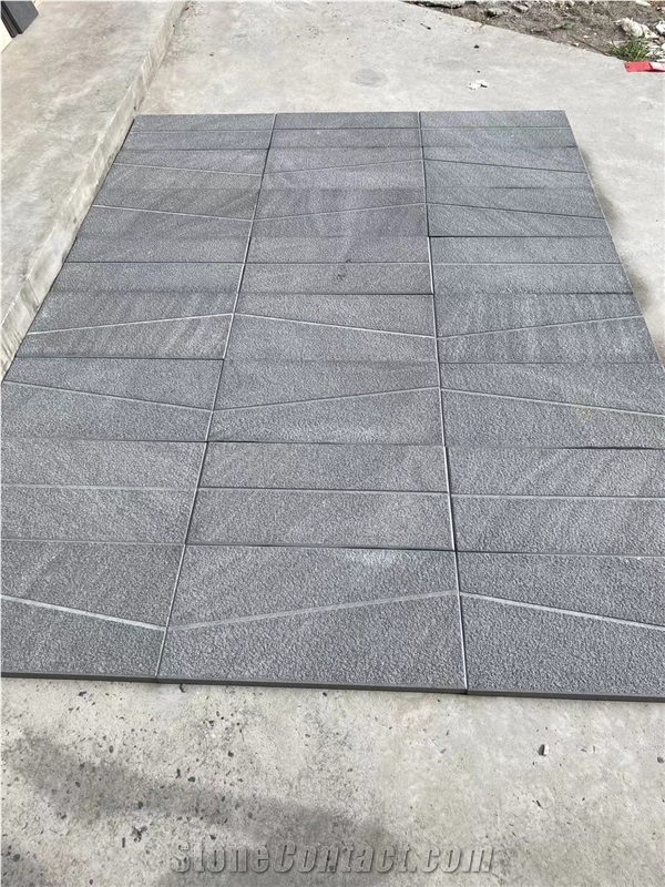 Chinese Sichuan Black Sandstone Wall Covering