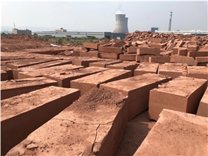 Chinese Sichuan Purple Sandstone Rocks & Blocks